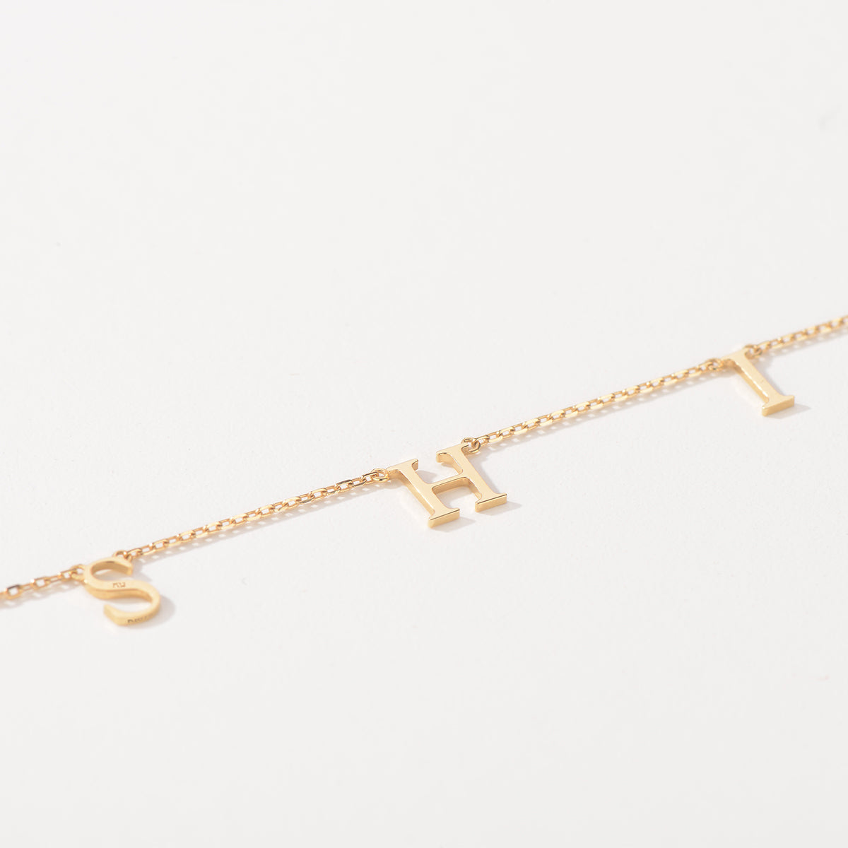 Moment Collection- Personalise Letters Necklace-Brand Font （Thicken）