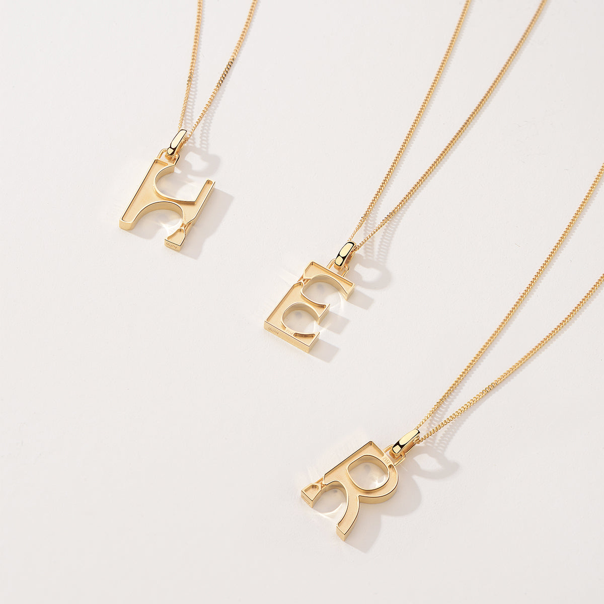 I'mperfection Collection- 18K Alphabet Necklace