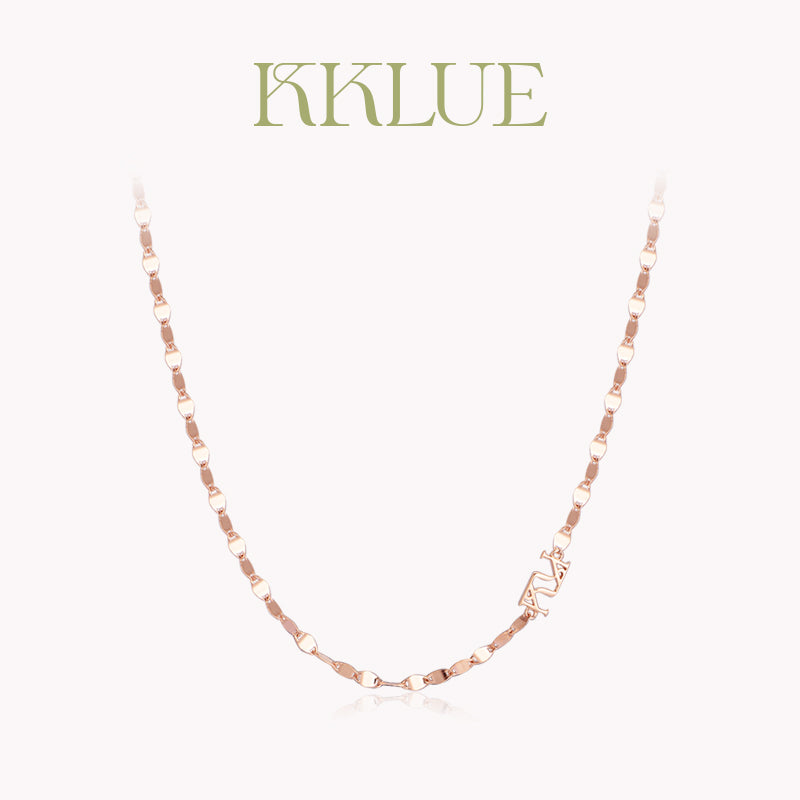 Shine Collection - 18K Gold Chain Choker (Rose Gold)